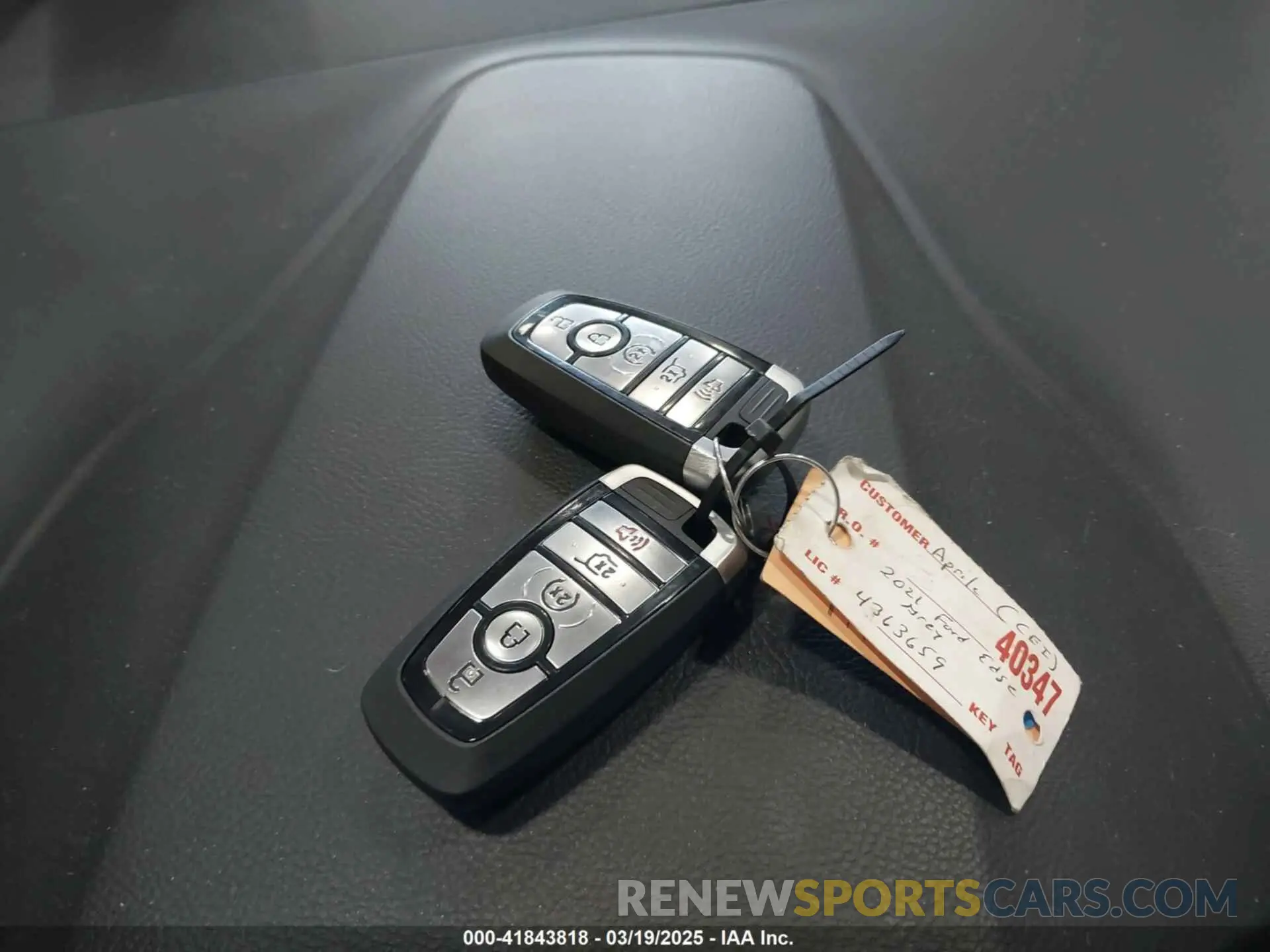 11 fotografías del automóvil dañado 2FMPK4K99MBA50455 FORD EDGE 2021