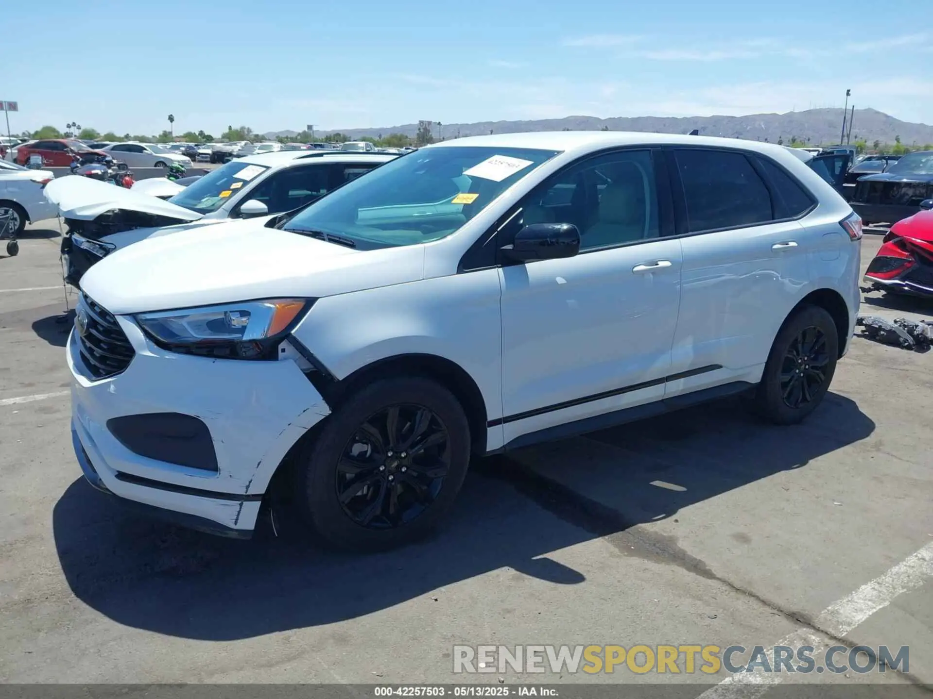 2 fotografías del automóvil dañado 2FMPK4G90NBA56252 FORD EDGE 2022