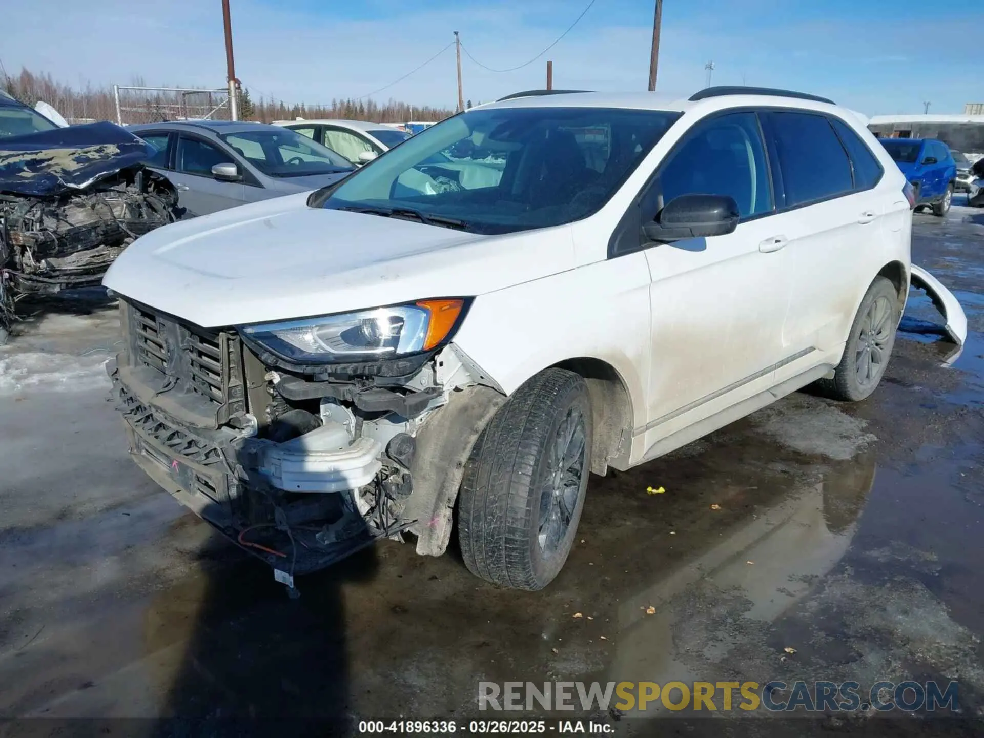 2 fotografías del automóvil dañado 2FMPK4G91NBA10669 FORD EDGE 2022