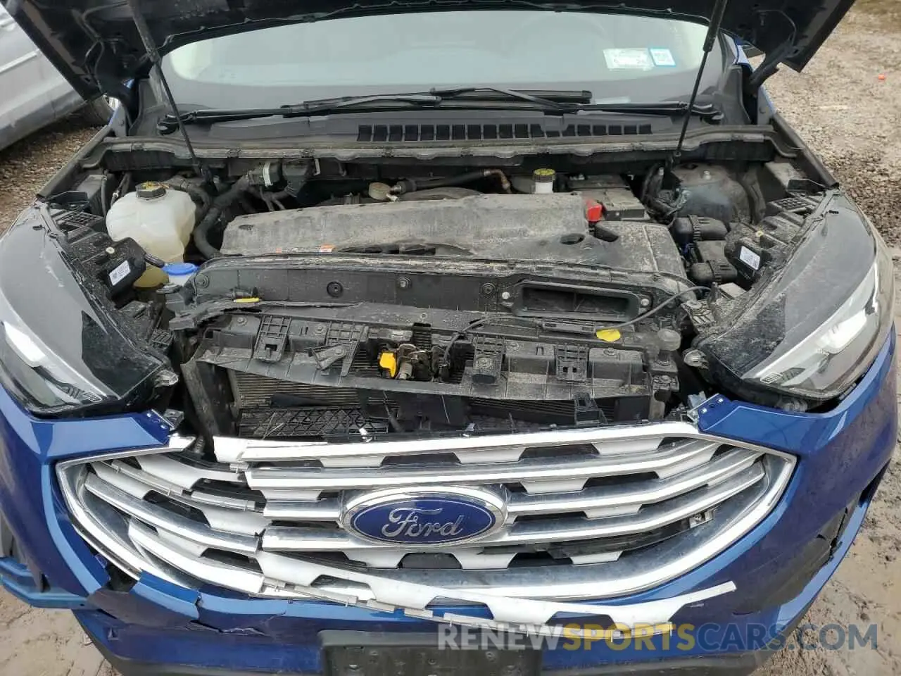 12 fotografías del automóvil dañado 2FMPK4G99NBA88259 FORD EDGE 2022