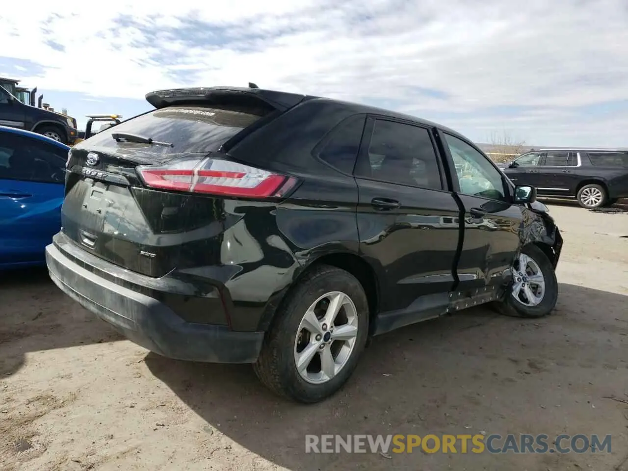 3 fotografías del automóvil dañado 2FMPK4G9XNBA89677 FORD EDGE 2022