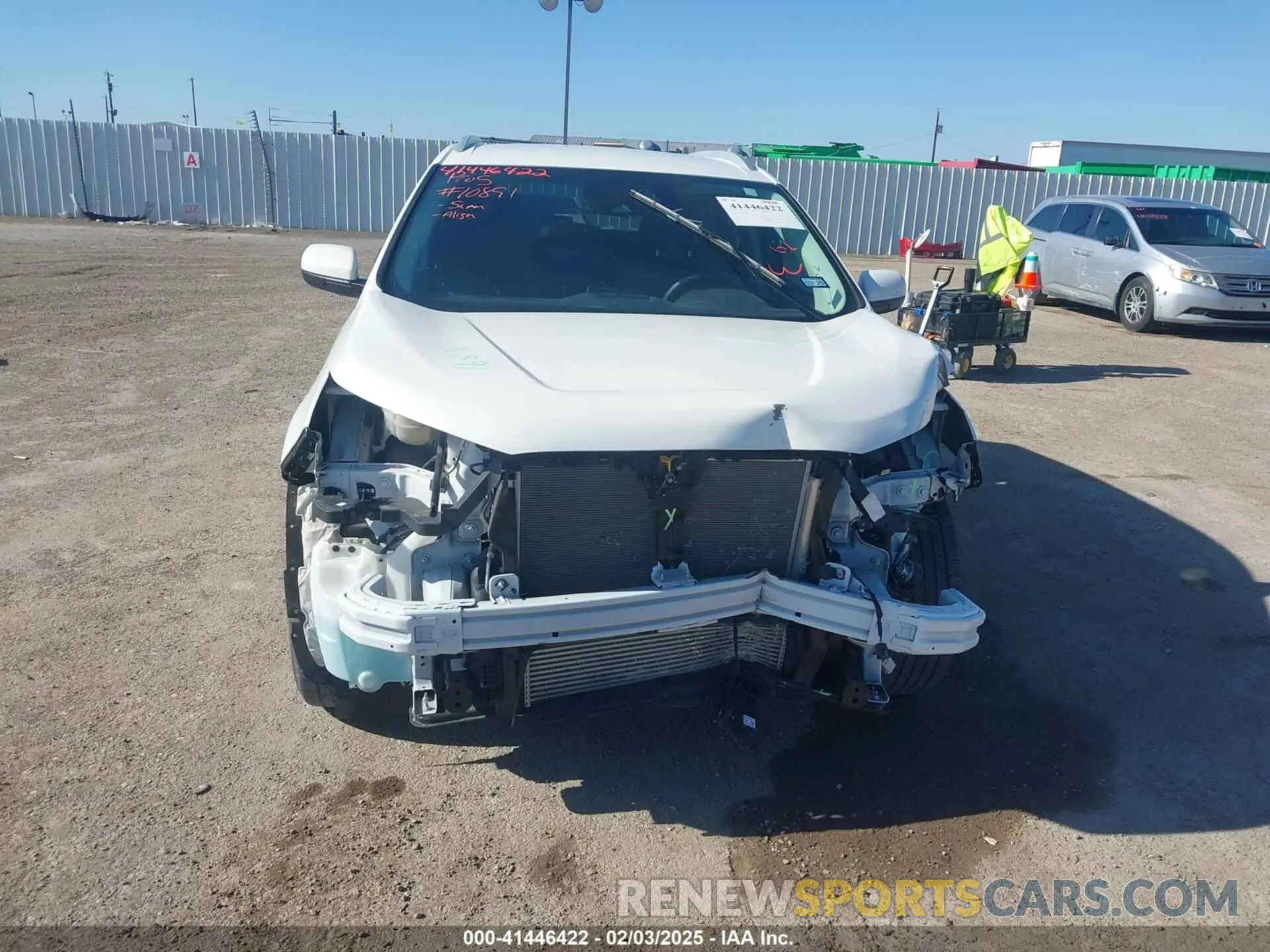13 fotografías del automóvil dañado 2FMPK4J90NBA02961 FORD EDGE 2022