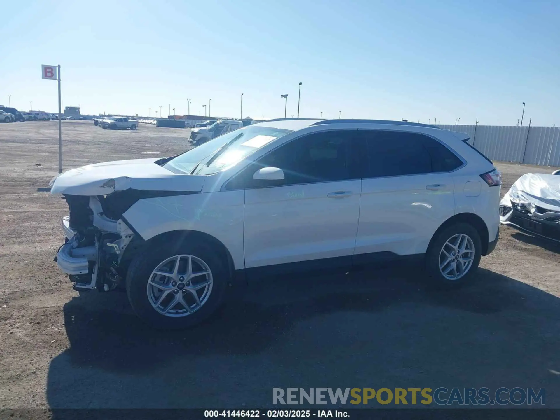 15 fotografías del automóvil dañado 2FMPK4J90NBA02961 FORD EDGE 2022