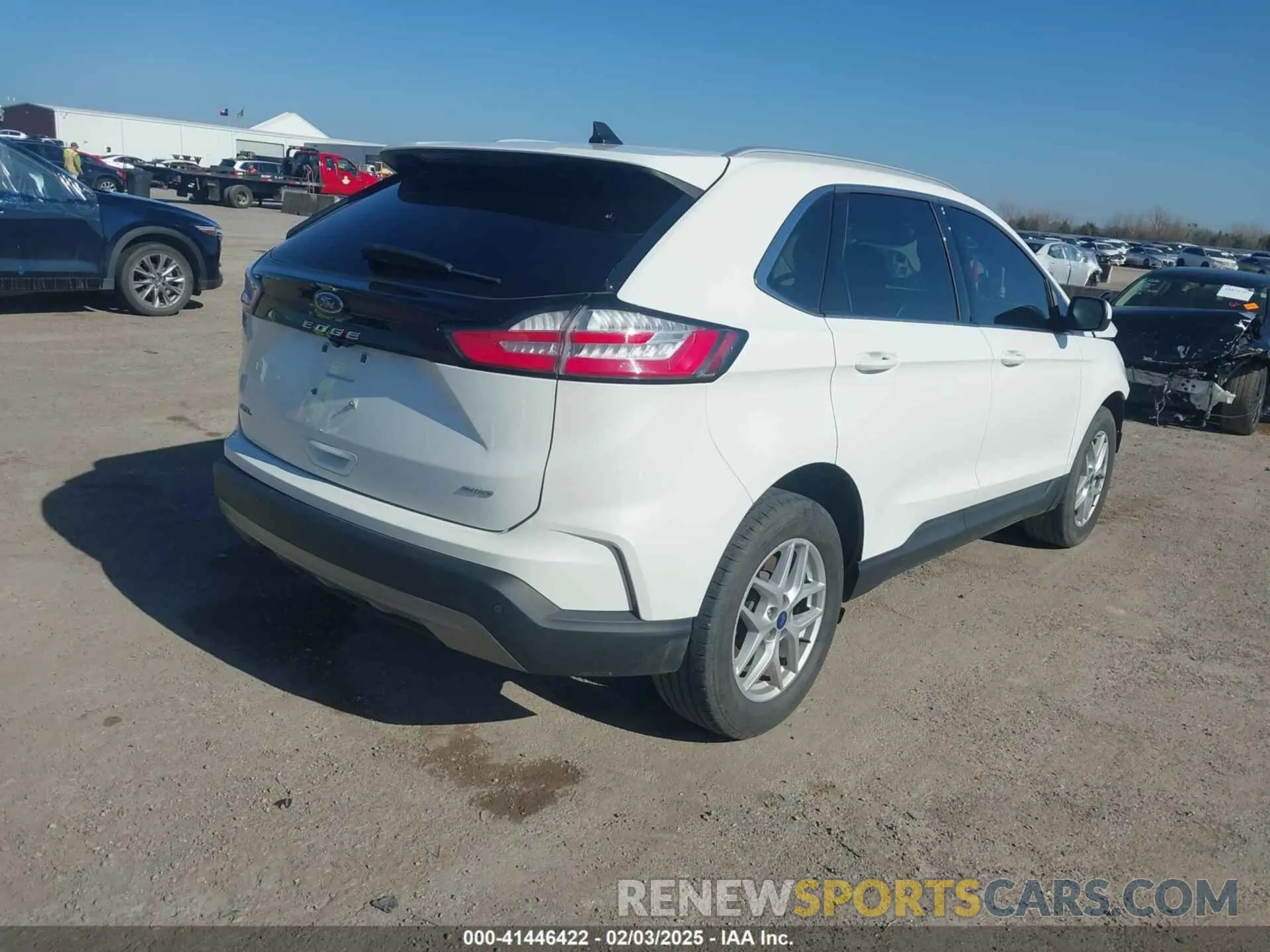 4 fotografías del automóvil dañado 2FMPK4J90NBA02961 FORD EDGE 2022
