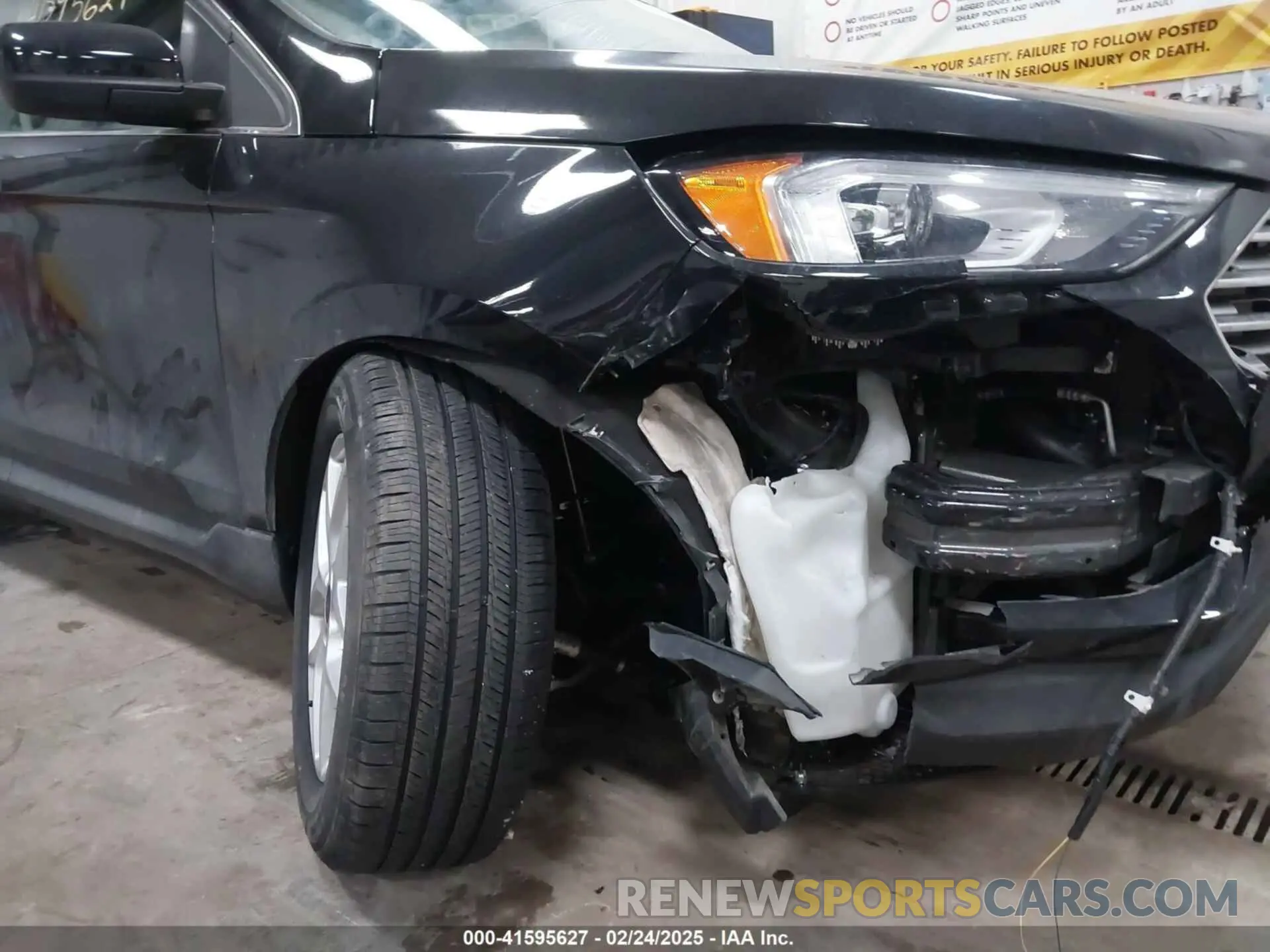 6 fotografías del automóvil dañado 2FMPK4J90NBA04368 FORD EDGE 2022