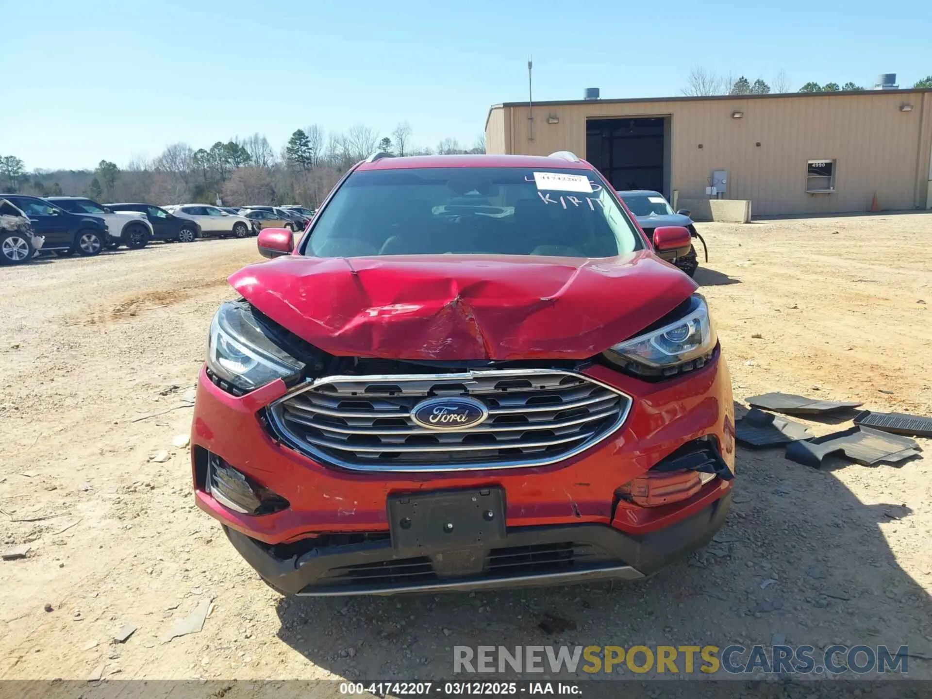 12 fotografías del automóvil dañado 2FMPK4J90NBA24975 FORD EDGE 2022
