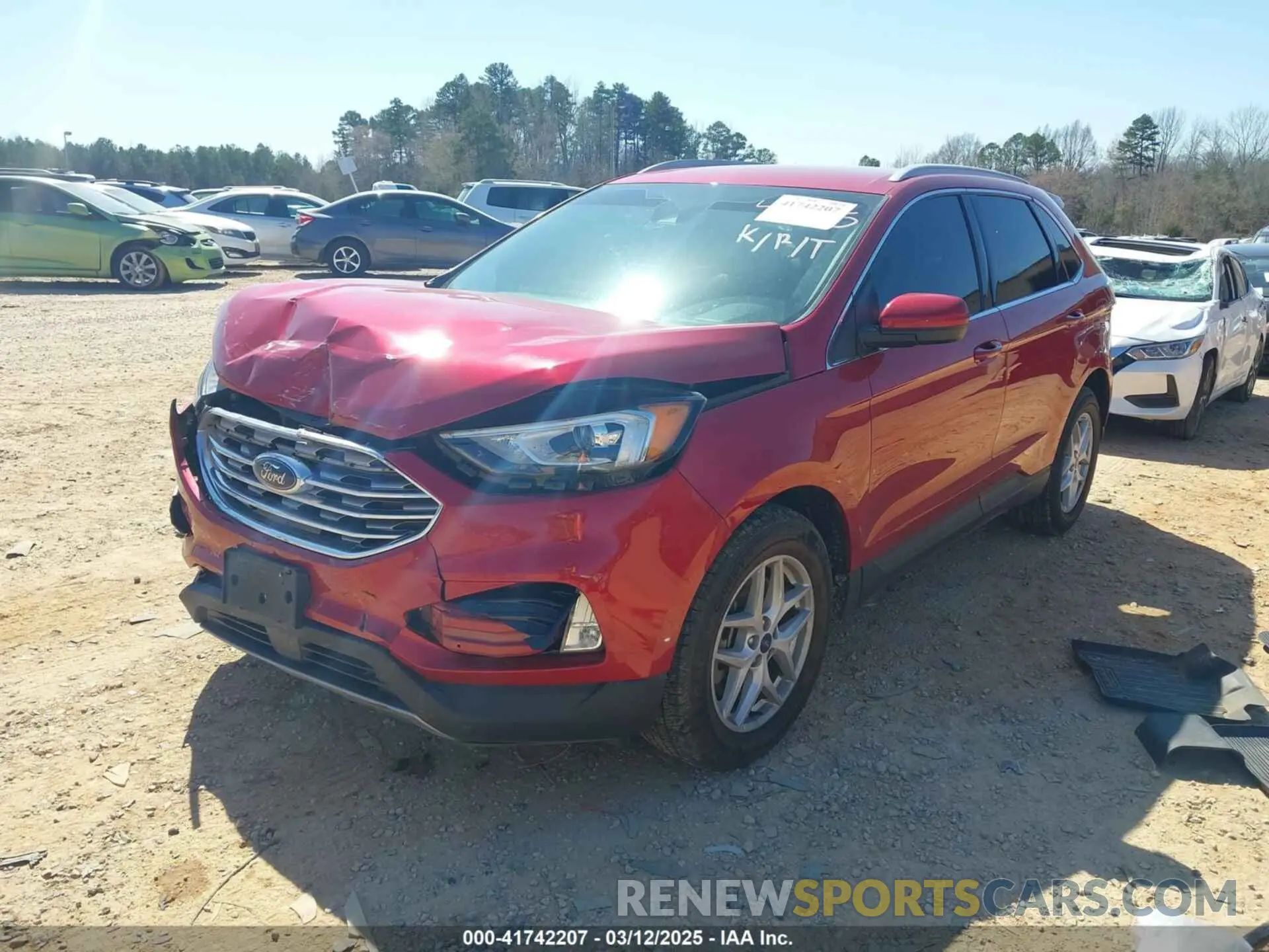2 fotografías del automóvil dañado 2FMPK4J90NBA24975 FORD EDGE 2022