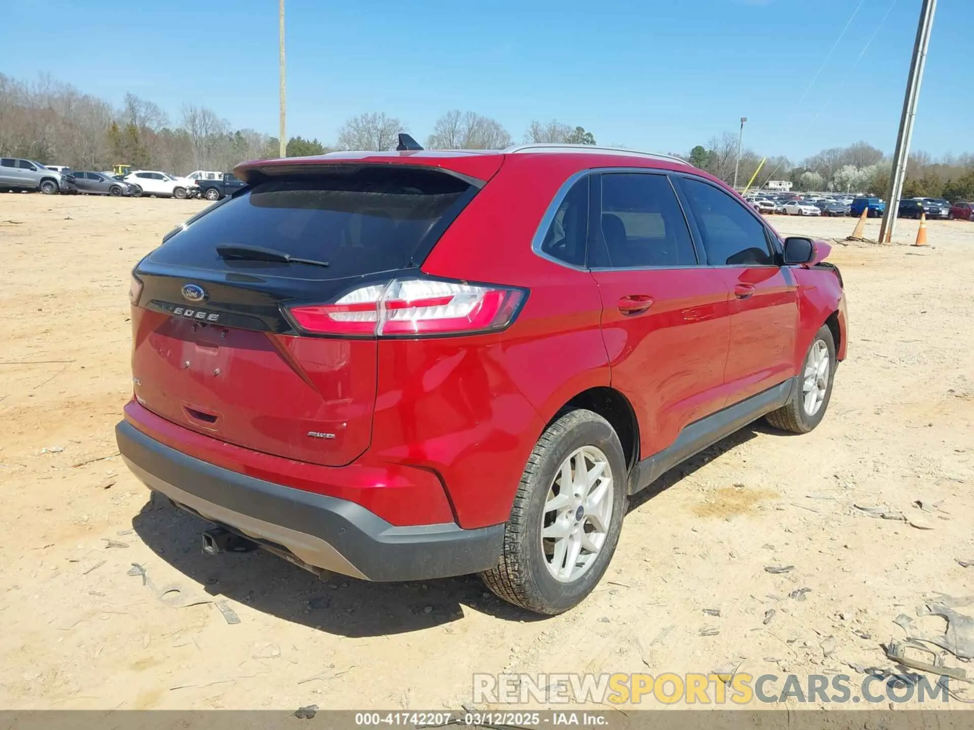 4 fotografías del automóvil dañado 2FMPK4J90NBA24975 FORD EDGE 2022