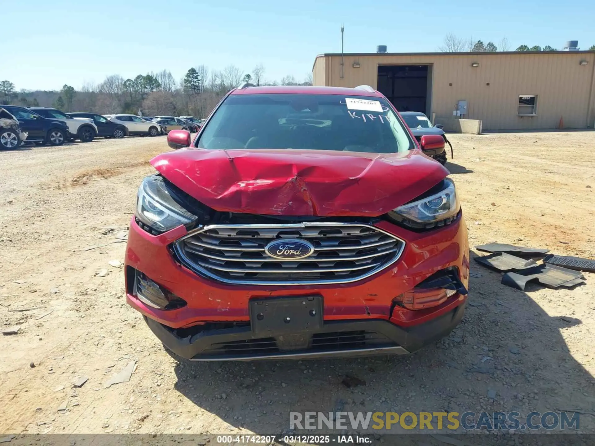 6 fotografías del automóvil dañado 2FMPK4J90NBA24975 FORD EDGE 2022