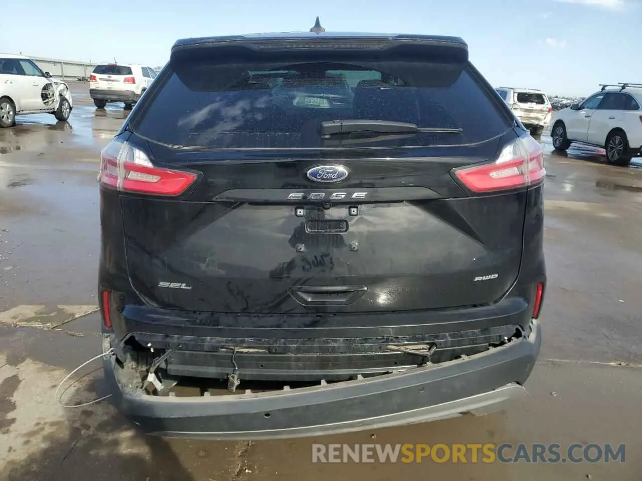 6 fotografías del automóvil dañado 2FMPK4J90NBA54431 FORD EDGE 2022