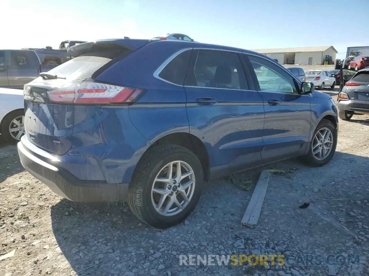 3 fotografías del automóvil dañado 2FMPK4J90NBA87428 FORD EDGE 2022