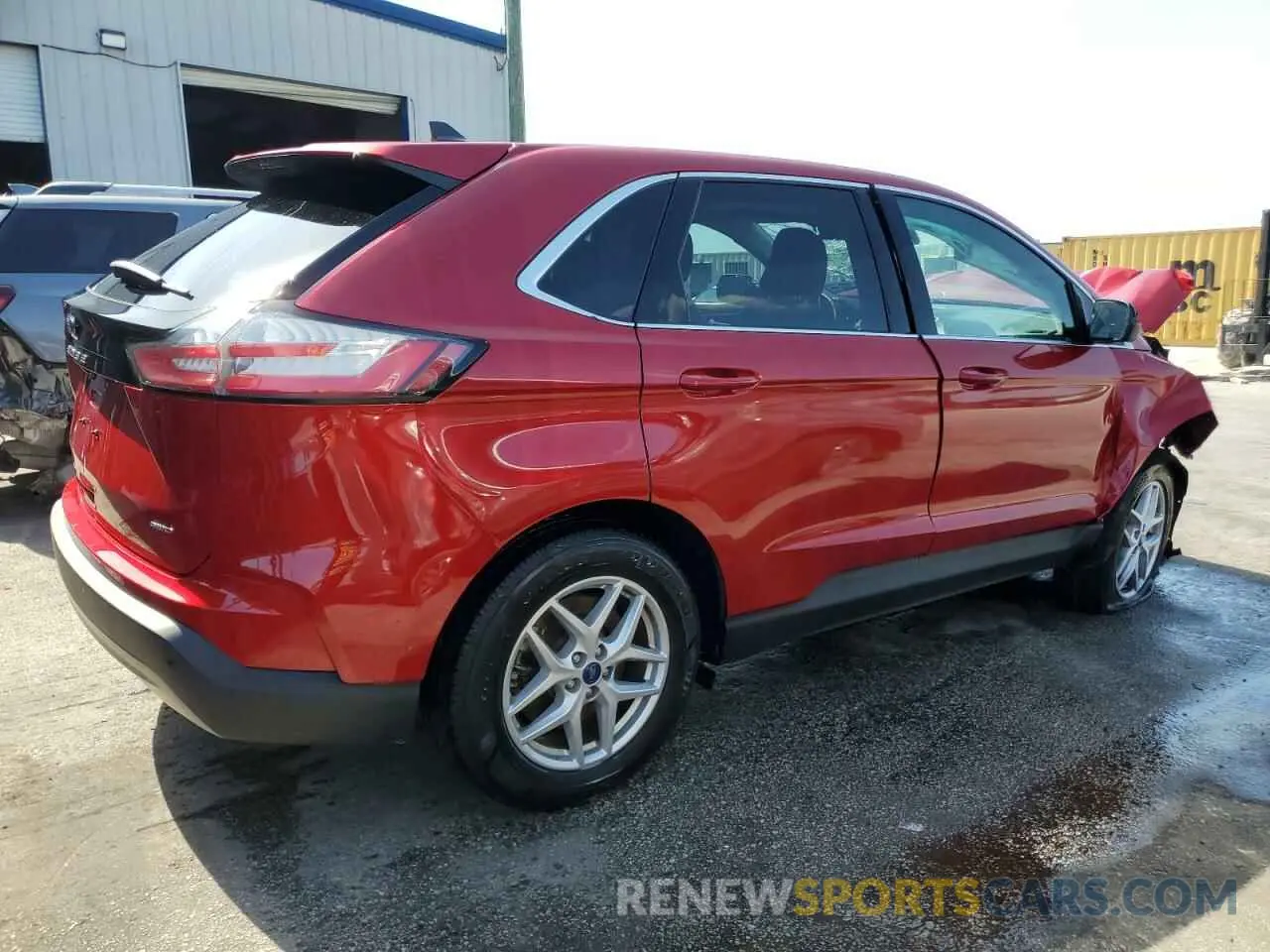 3 fotografías del automóvil dañado 2FMPK4J90NBB06236 FORD EDGE 2022