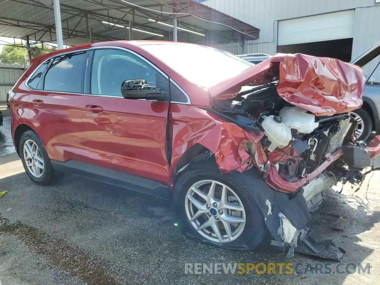 4 fotografías del automóvil dañado 2FMPK4J90NBB06236 FORD EDGE 2022