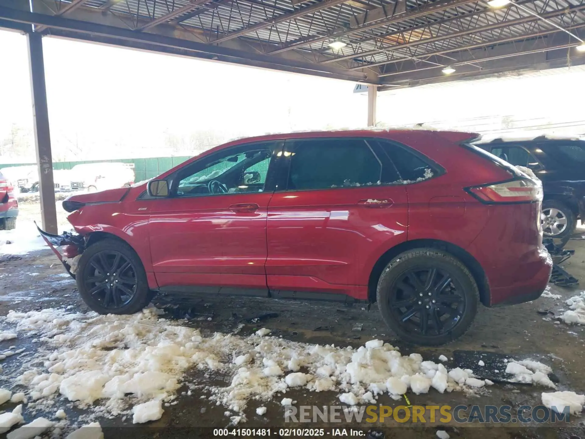 14 fotografías del automóvil dañado 2FMPK4J90NBB10805 FORD EDGE 2022