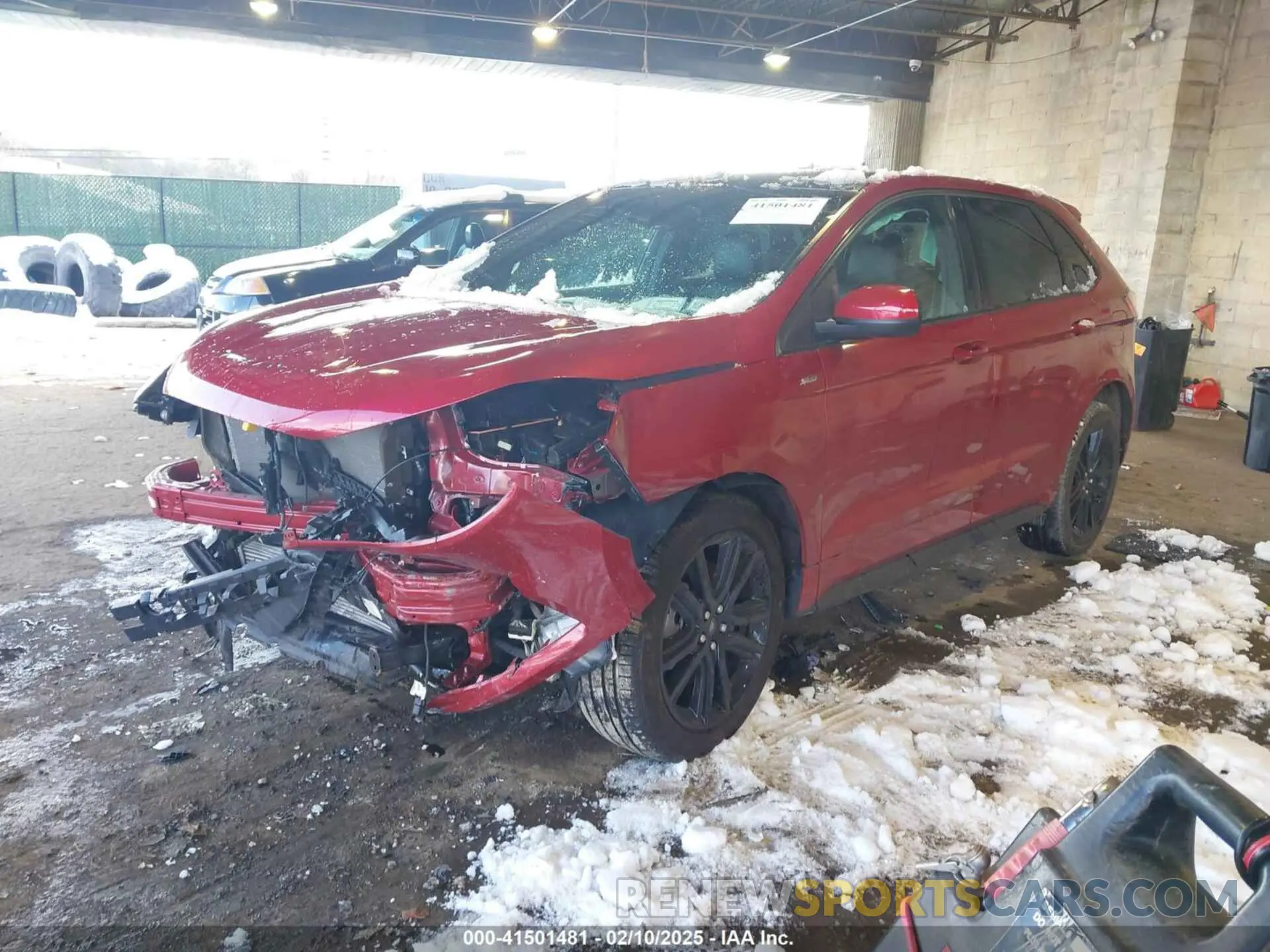2 fotografías del automóvil dañado 2FMPK4J90NBB10805 FORD EDGE 2022