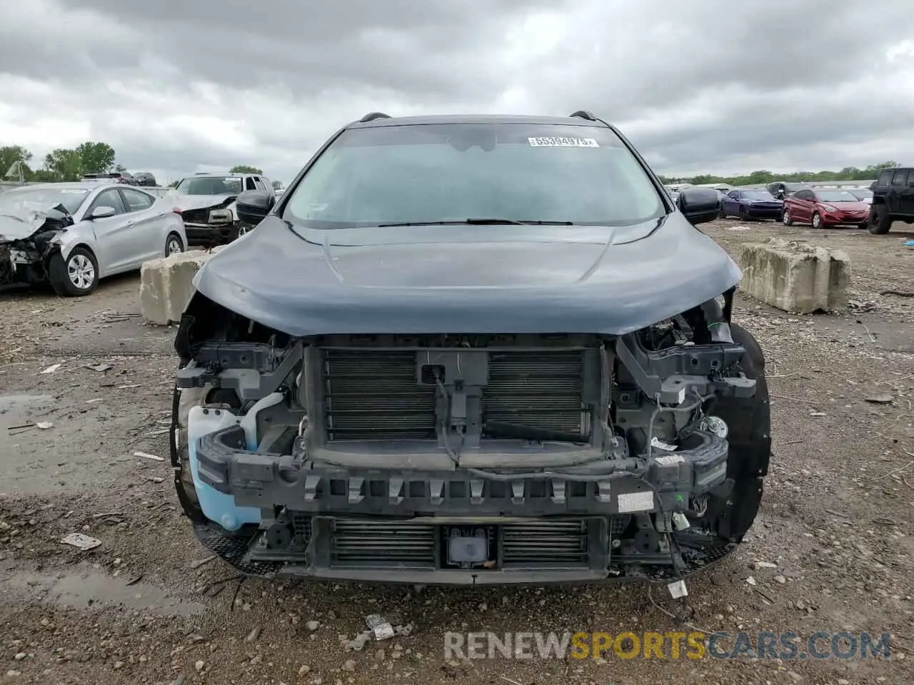 5 fotografías del automóvil dañado 2FMPK4J91NBA08171 FORD EDGE 2022