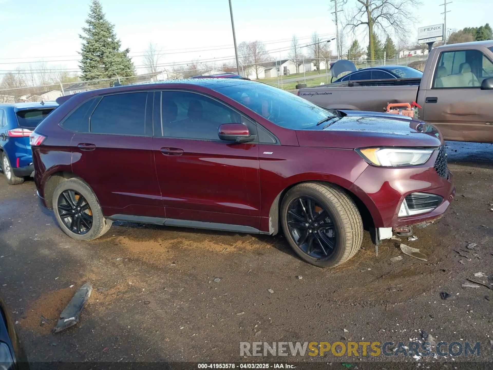 13 fotografías del automóvil dañado 2FMPK4J91NBA39825 FORD EDGE 2022