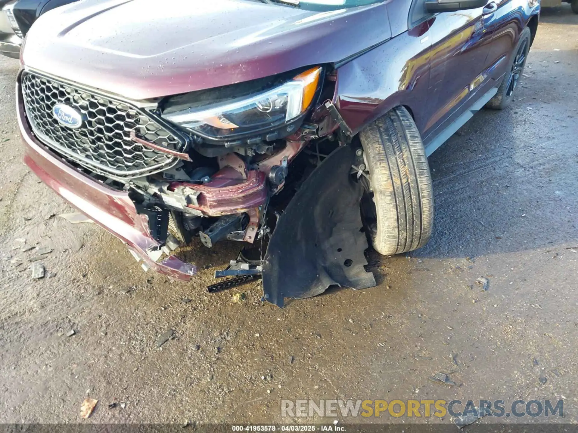 6 fotografías del automóvil dañado 2FMPK4J91NBA39825 FORD EDGE 2022