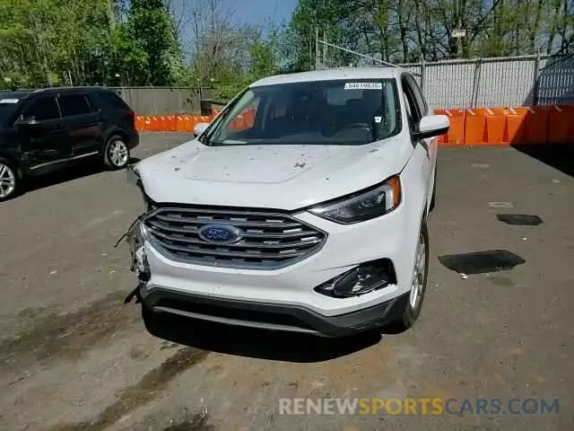 14 fotografías del automóvil dañado 2FMPK4J91NBA93741 FORD EDGE 2022