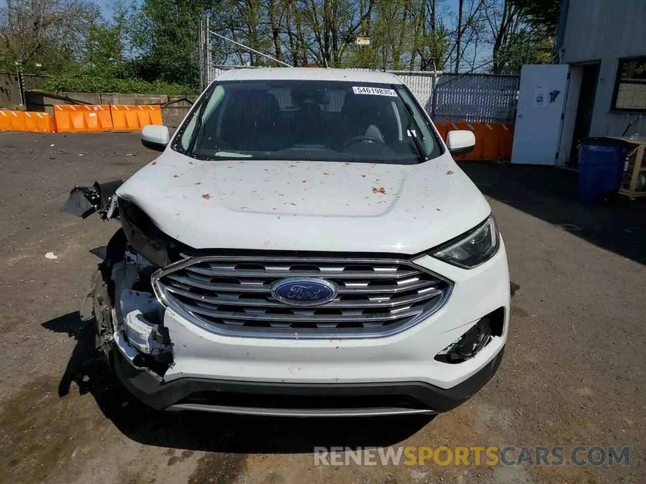 5 fotografías del automóvil dañado 2FMPK4J91NBA93741 FORD EDGE 2022