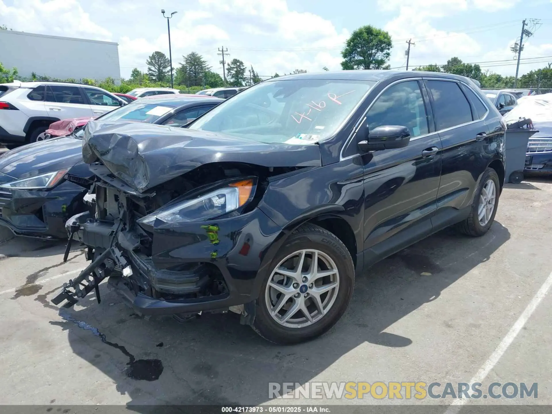 2 fotografías del automóvil dañado 2FMPK4J92NBA93408 FORD EDGE 2022