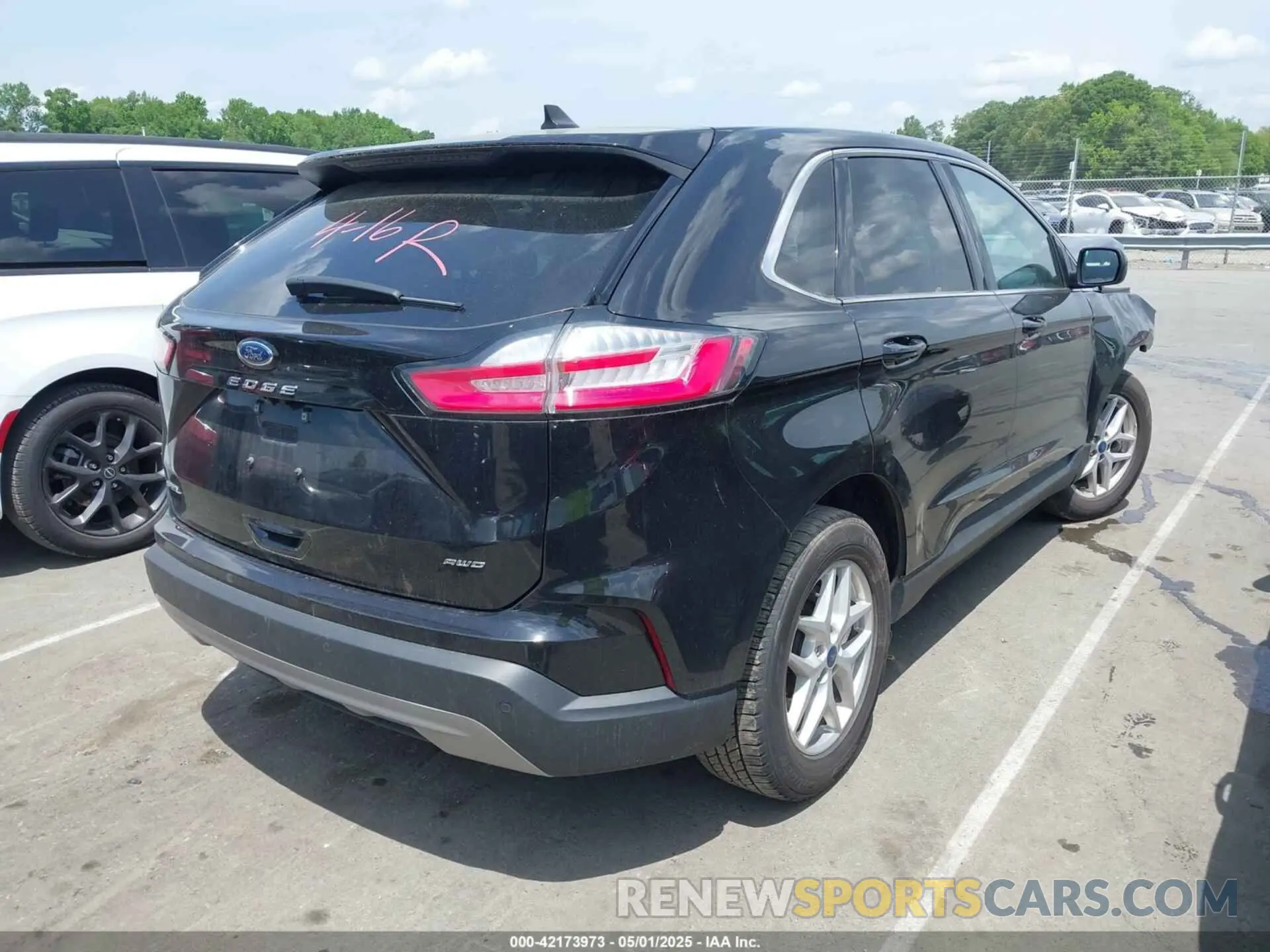 4 fotografías del automóvil dañado 2FMPK4J92NBA93408 FORD EDGE 2022