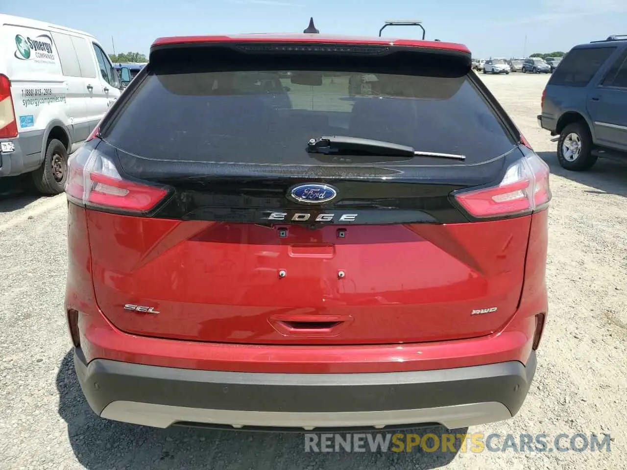 6 fotografías del automóvil dañado 2FMPK4J93NBA02758 FORD EDGE 2022