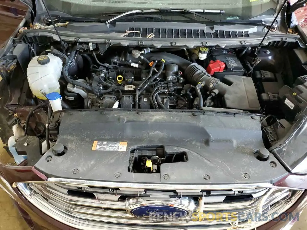 12 fotografías del automóvil dañado 2FMPK4J93NBA04381 FORD EDGE 2022