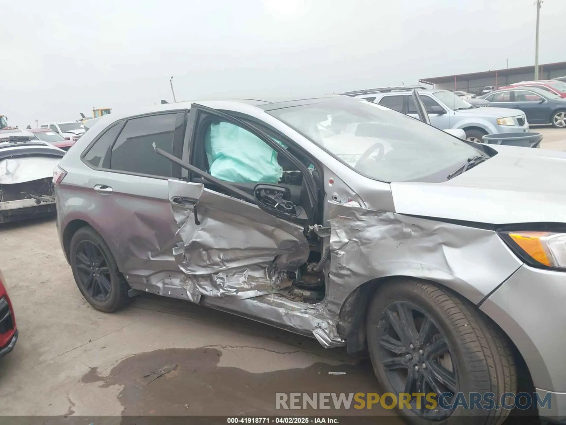 6 fotografías del automóvil dañado 2FMPK4J93NBA28874 FORD EDGE 2022