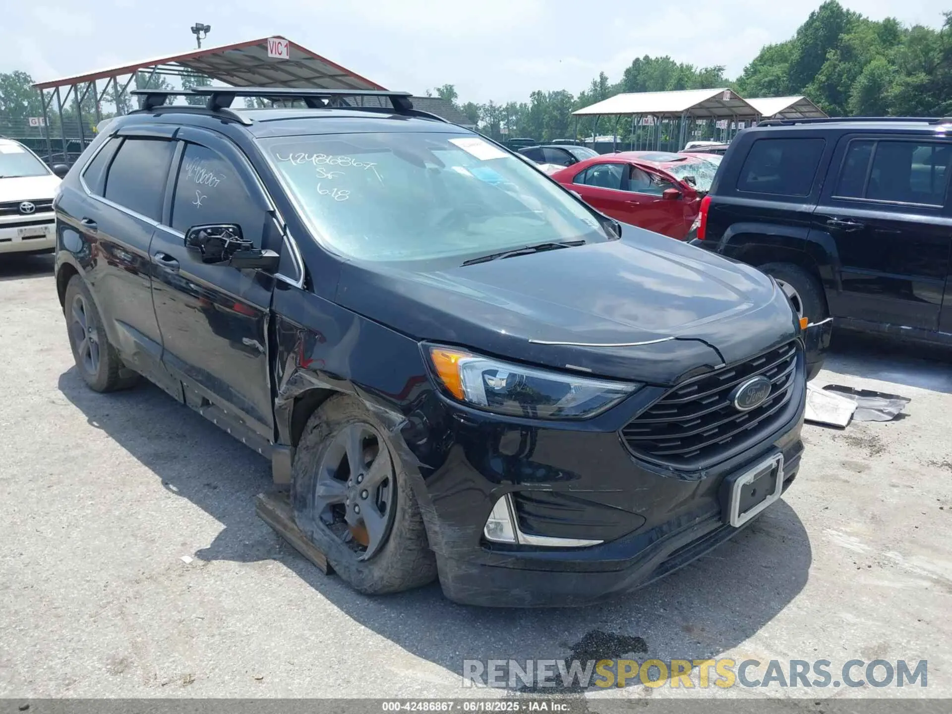 1 fotografías del automóvil dañado 2FMPK4J93NBB10930 FORD EDGE 2022