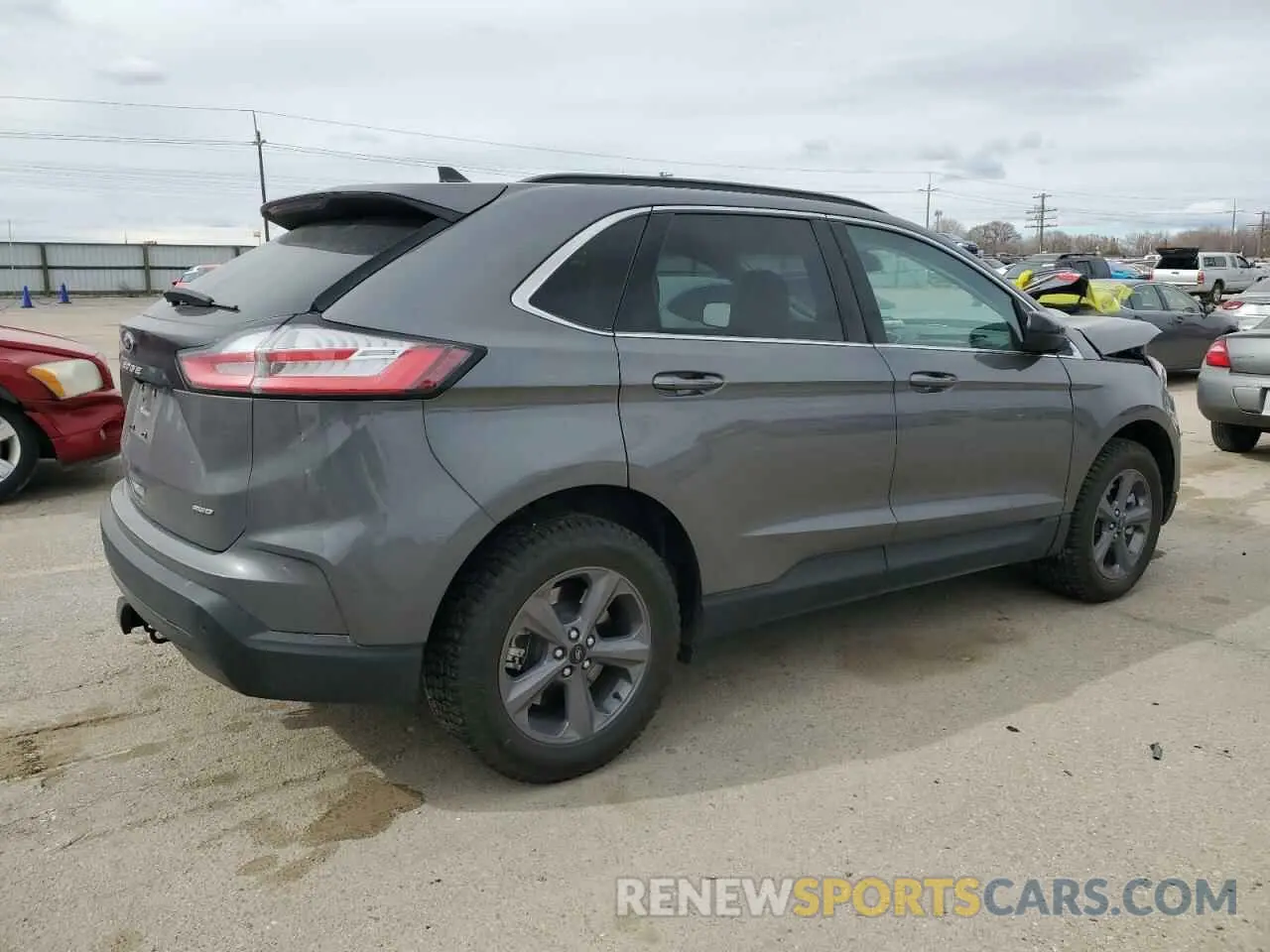 3 fotografías del automóvil dañado 2FMPK4J93NBB11379 FORD EDGE 2022