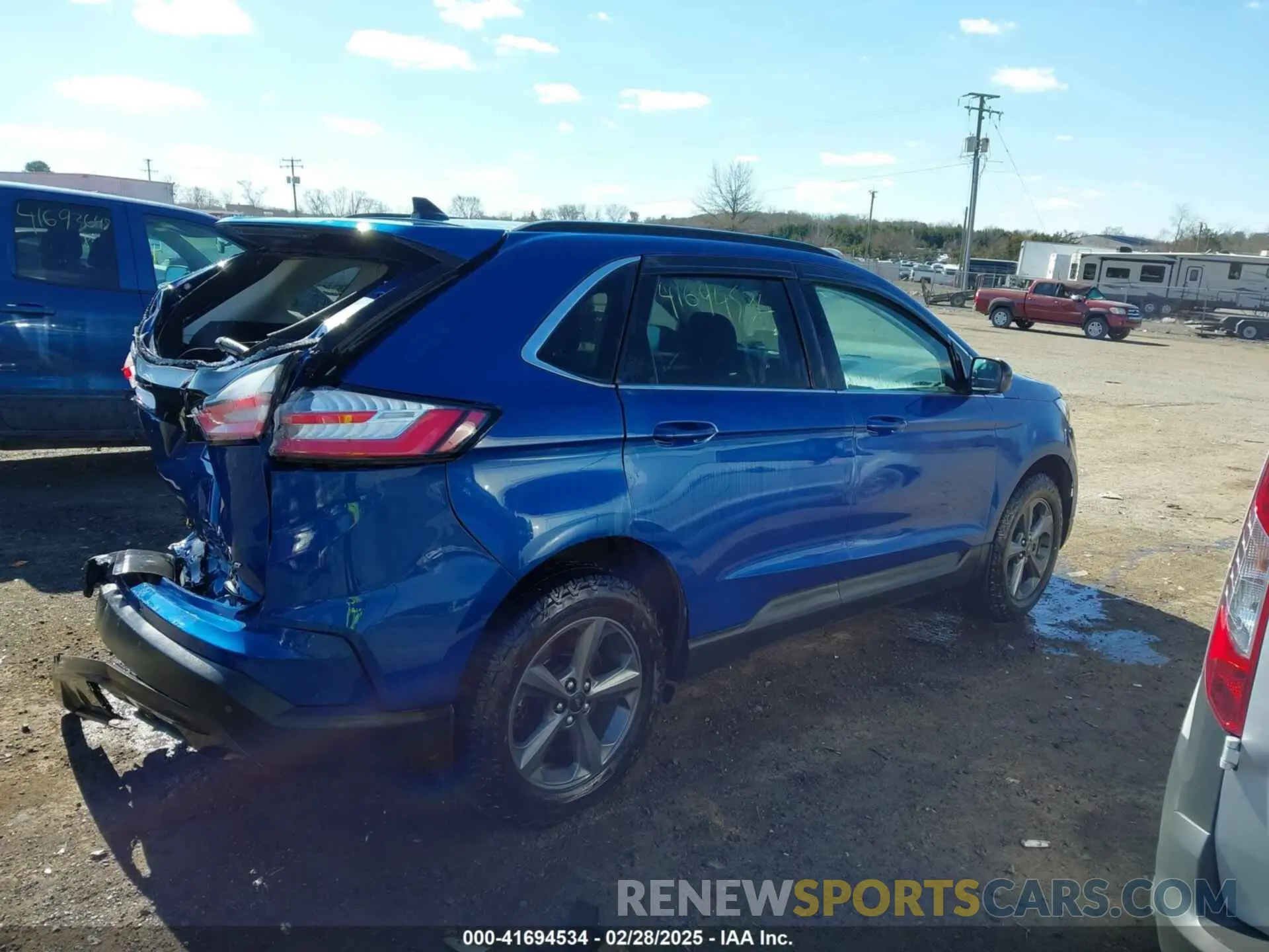14 fotografías del automóvil dañado 2FMPK4J94NBA11386 FORD EDGE 2022
