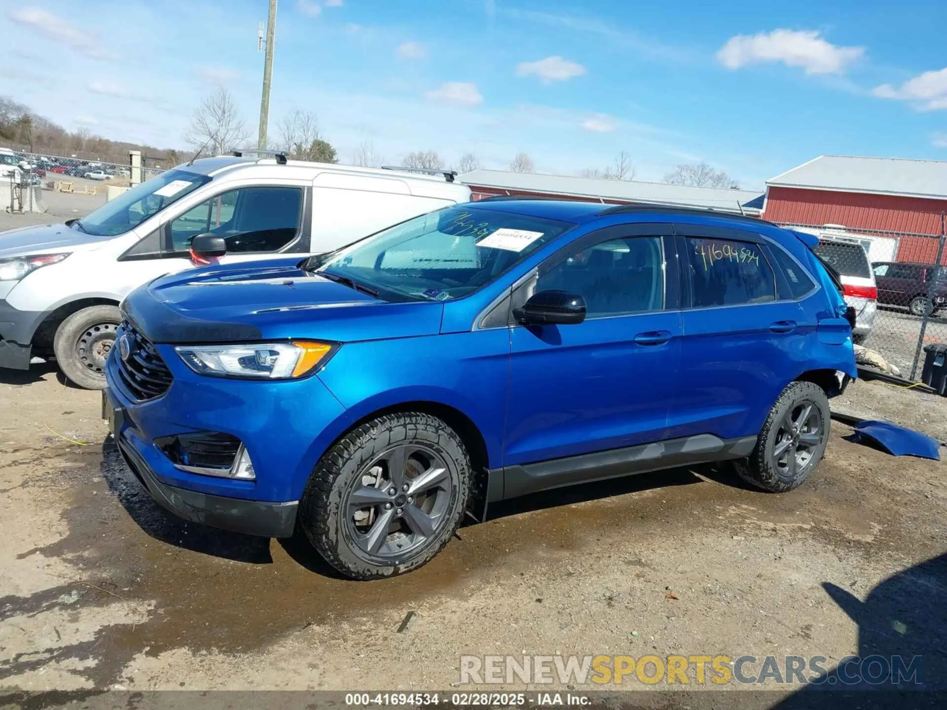 15 fotografías del automóvil dañado 2FMPK4J94NBA11386 FORD EDGE 2022