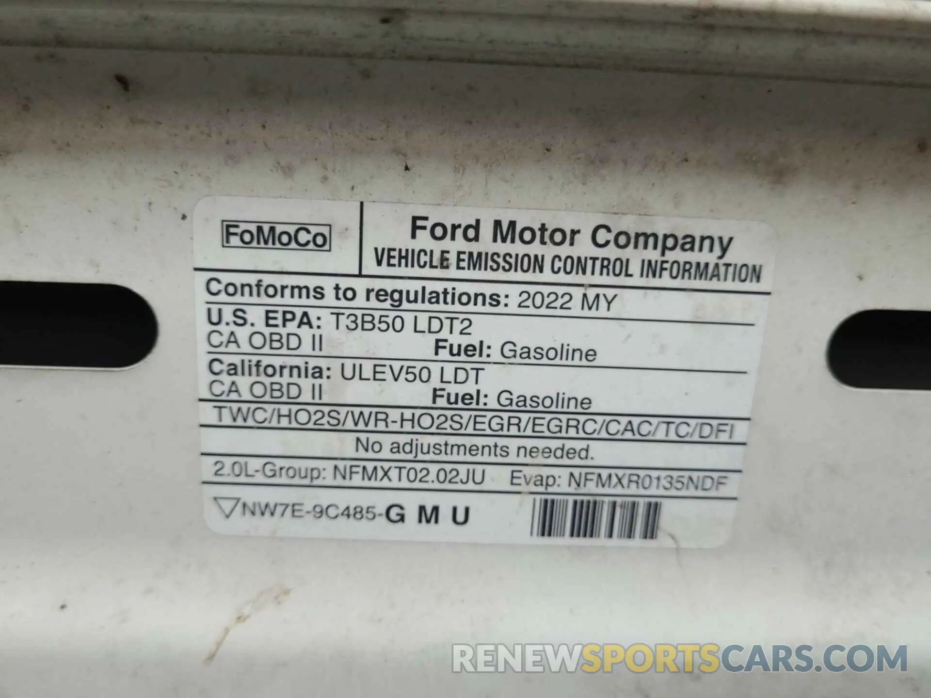 11 fotografías del automóvil dañado 2FMPK4J94NBA42749 FORD EDGE 2022