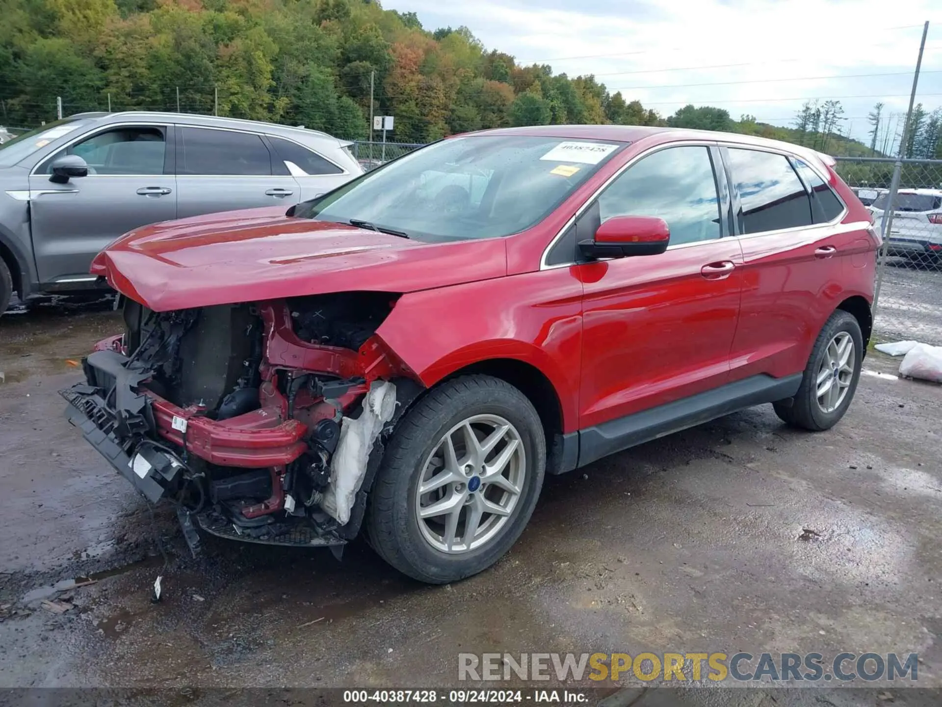 2 fotografías del automóvil dañado 2FMPK4J94NBA65285 FORD EDGE 2022
