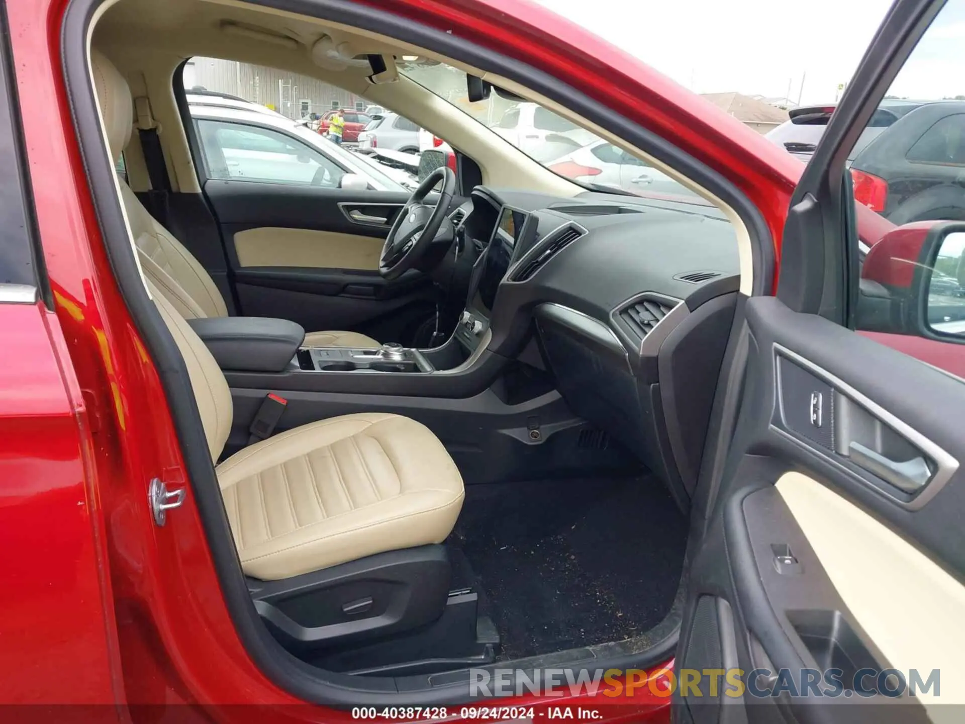 5 fotografías del automóvil dañado 2FMPK4J94NBA65285 FORD EDGE 2022