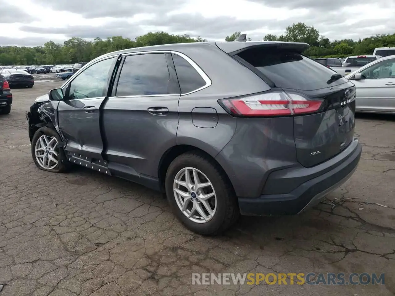 2 fotografías del automóvil dañado 2FMPK4J95NBA28410 FORD EDGE 2022