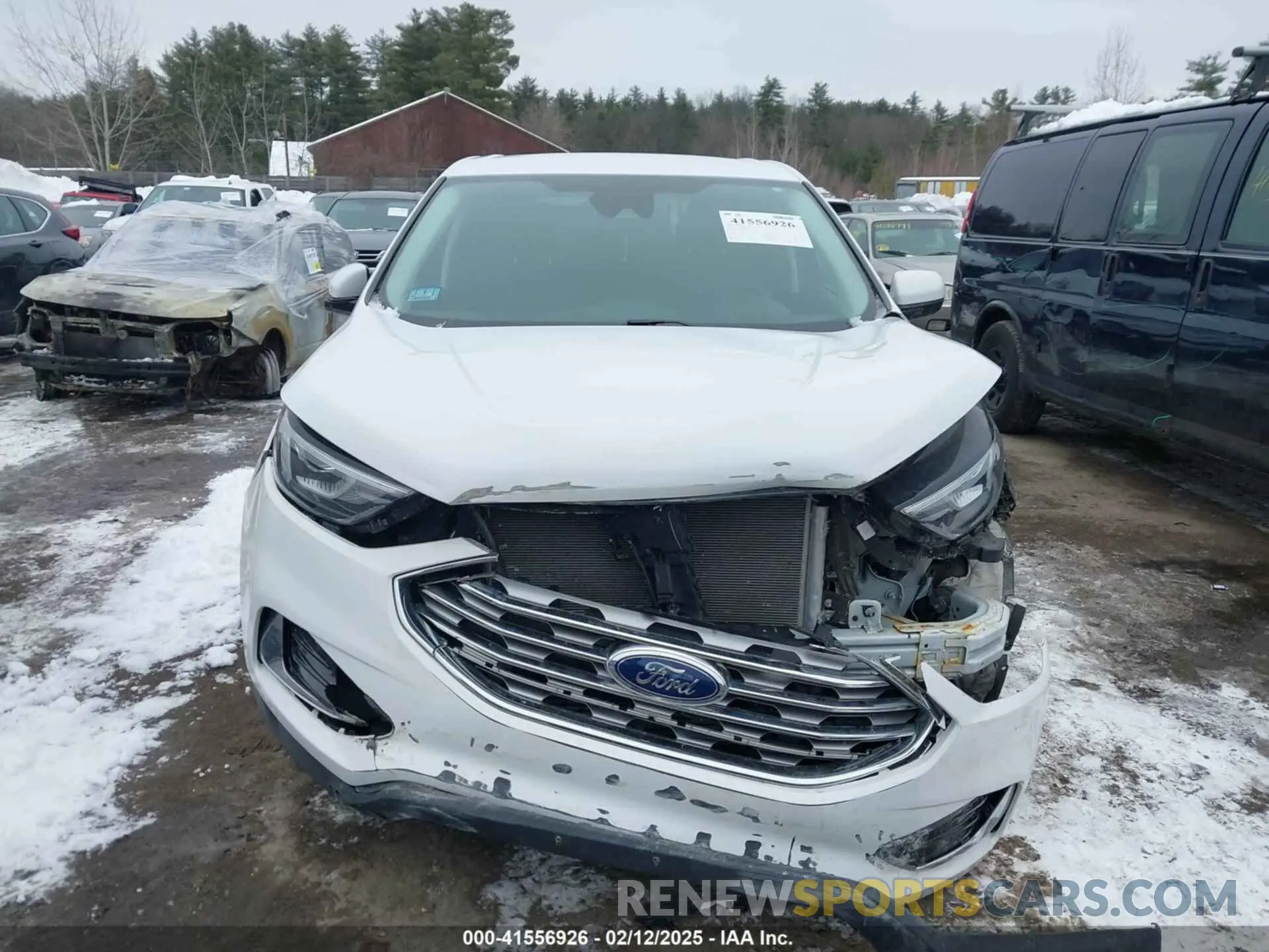 12 fotografías del automóvil dañado 2FMPK4J95NBA39908 FORD EDGE 2022