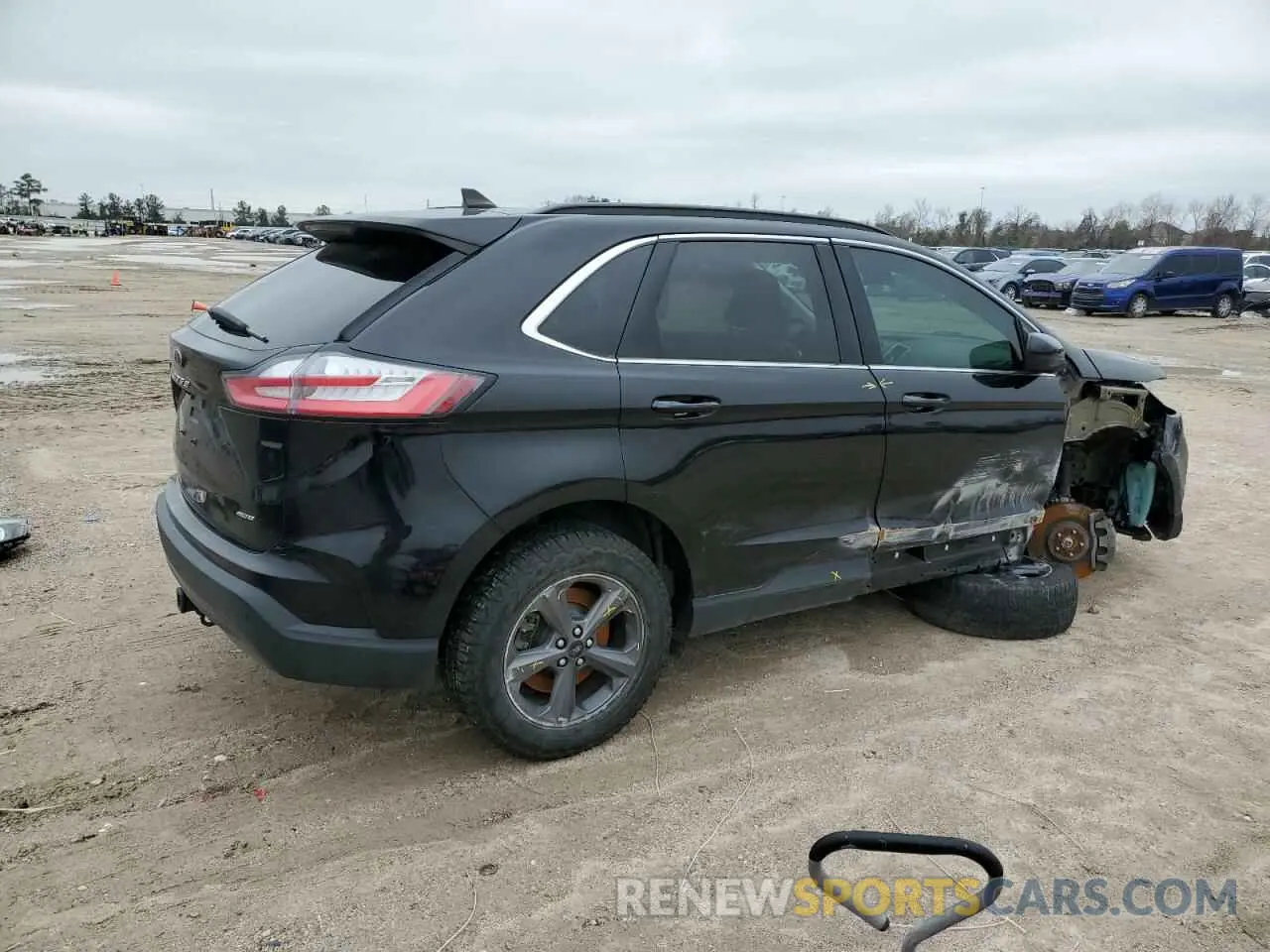 3 fotografías del automóvil dañado 2FMPK4J96NBA08067 FORD EDGE 2022