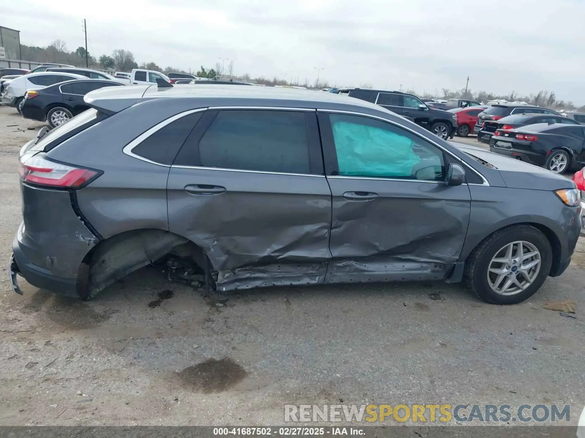 13 fotografías del automóvil dañado 2FMPK4J96NBA41604 FORD EDGE 2022