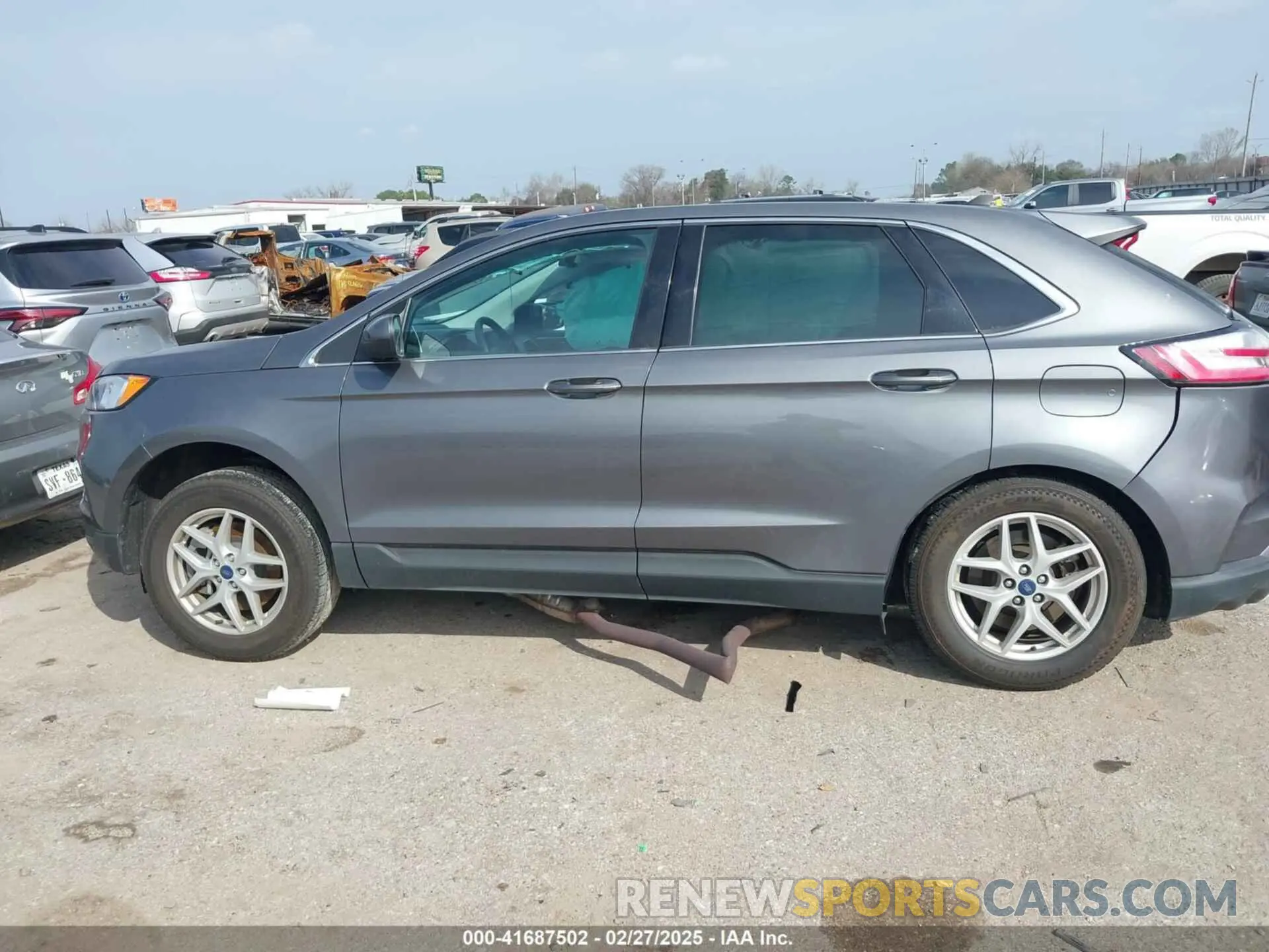 14 fotografías del automóvil dañado 2FMPK4J96NBA41604 FORD EDGE 2022
