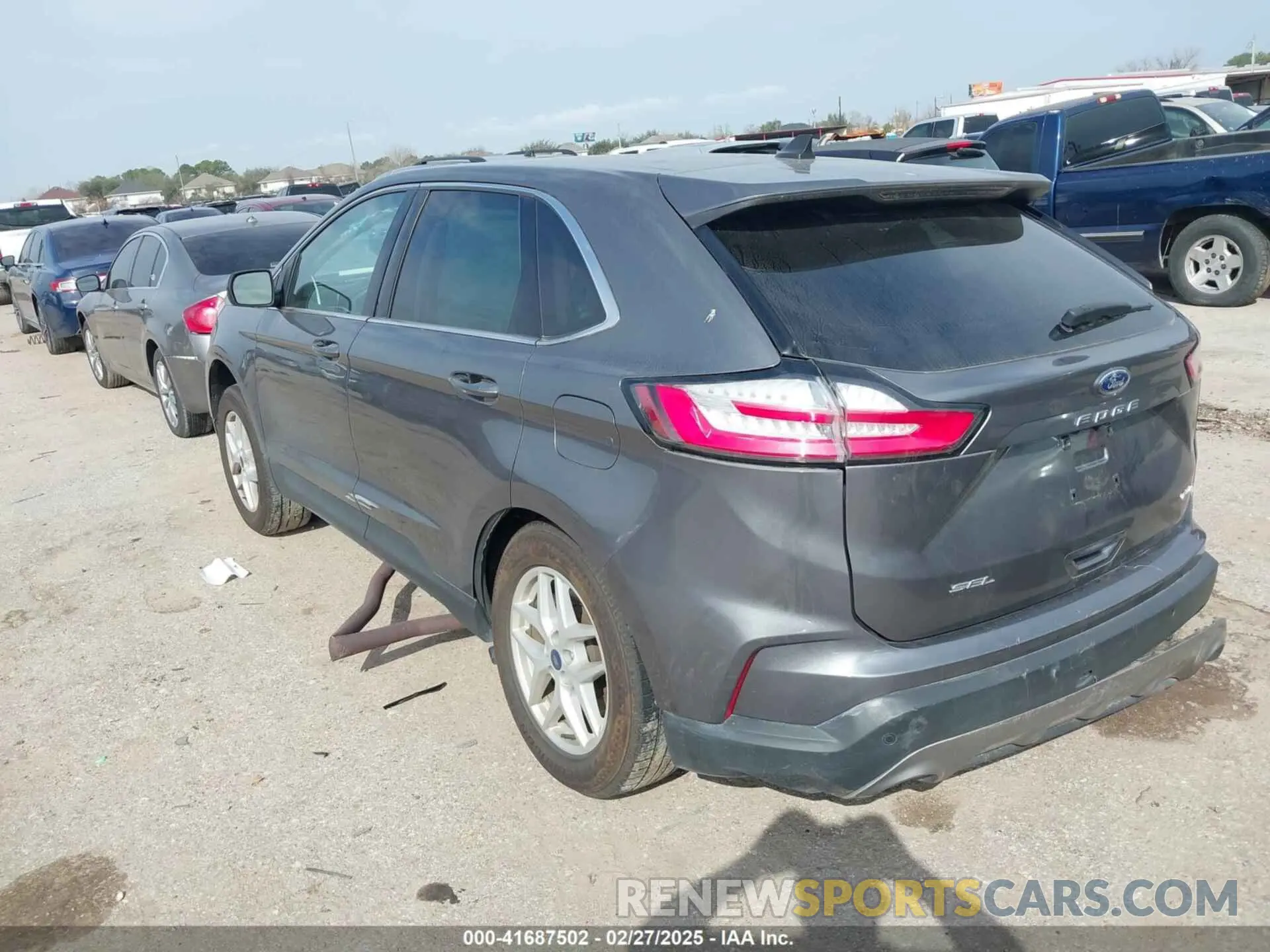 3 fotografías del automóvil dañado 2FMPK4J96NBA41604 FORD EDGE 2022
