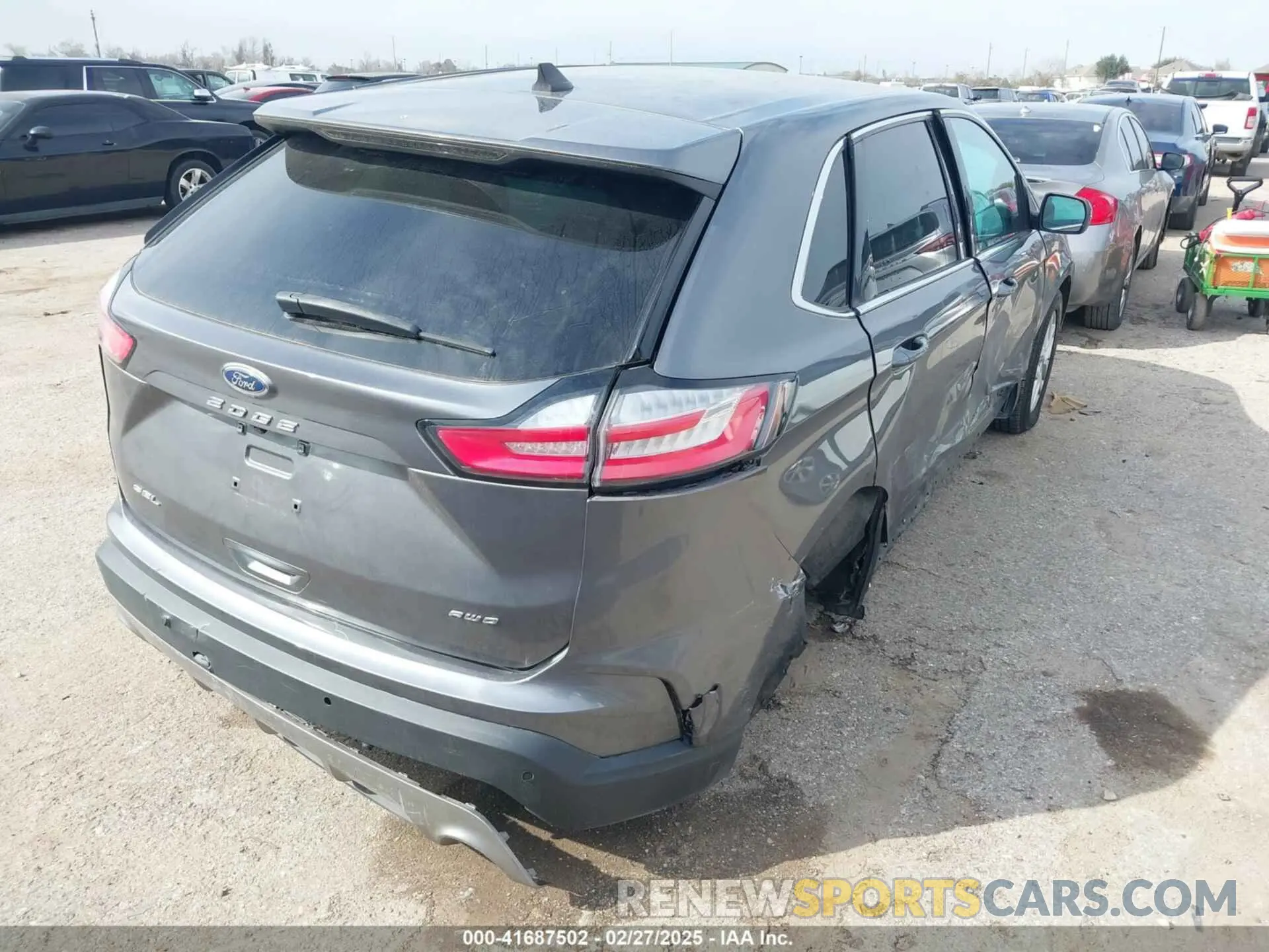 4 fotografías del automóvil dañado 2FMPK4J96NBA41604 FORD EDGE 2022