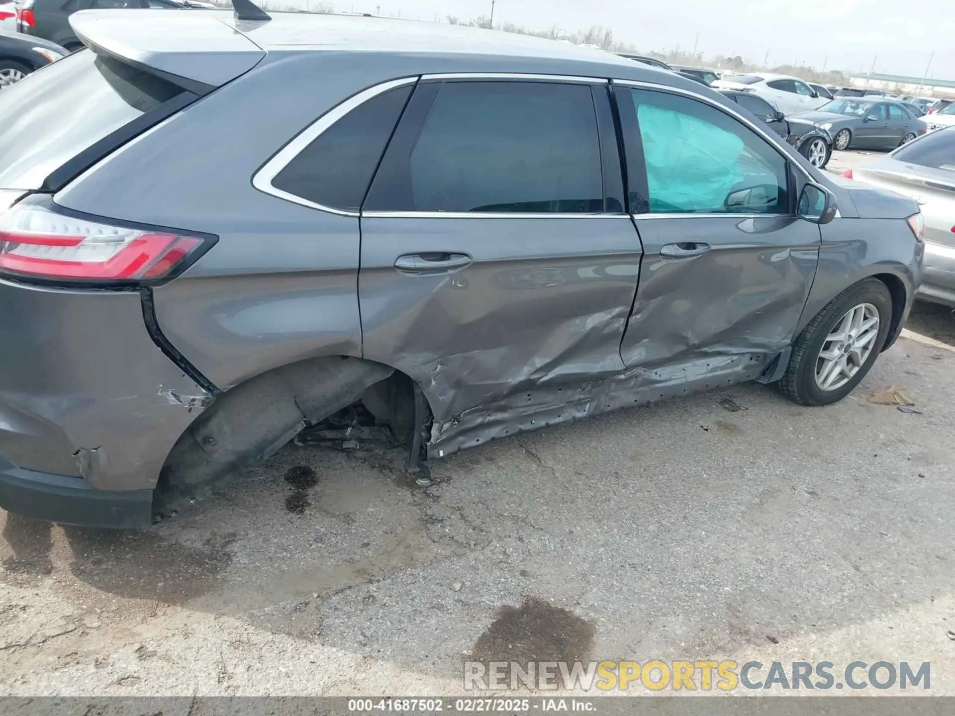 6 fotografías del automóvil dañado 2FMPK4J96NBA41604 FORD EDGE 2022
