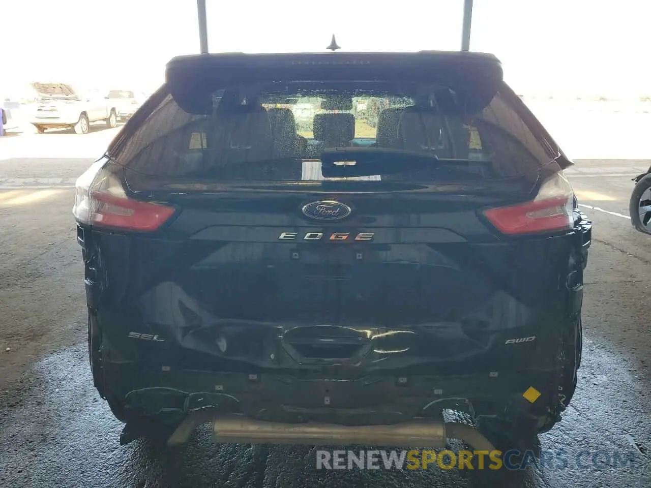 6 fotografías del automóvil dañado 2FMPK4J97NBB03995 FORD EDGE 2022