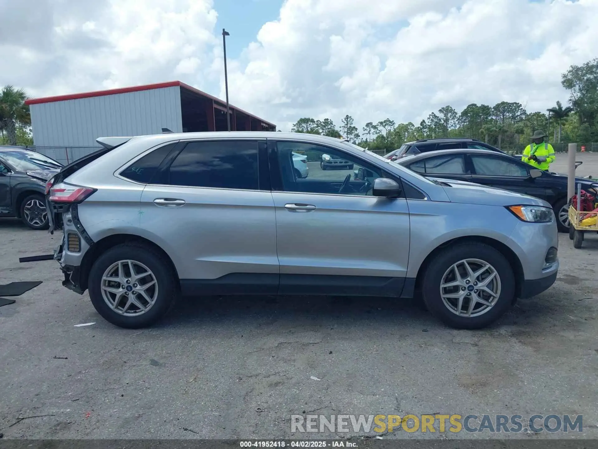 14 fotografías del automóvil dañado 2FMPK4J98NBA53639 FORD EDGE 2022