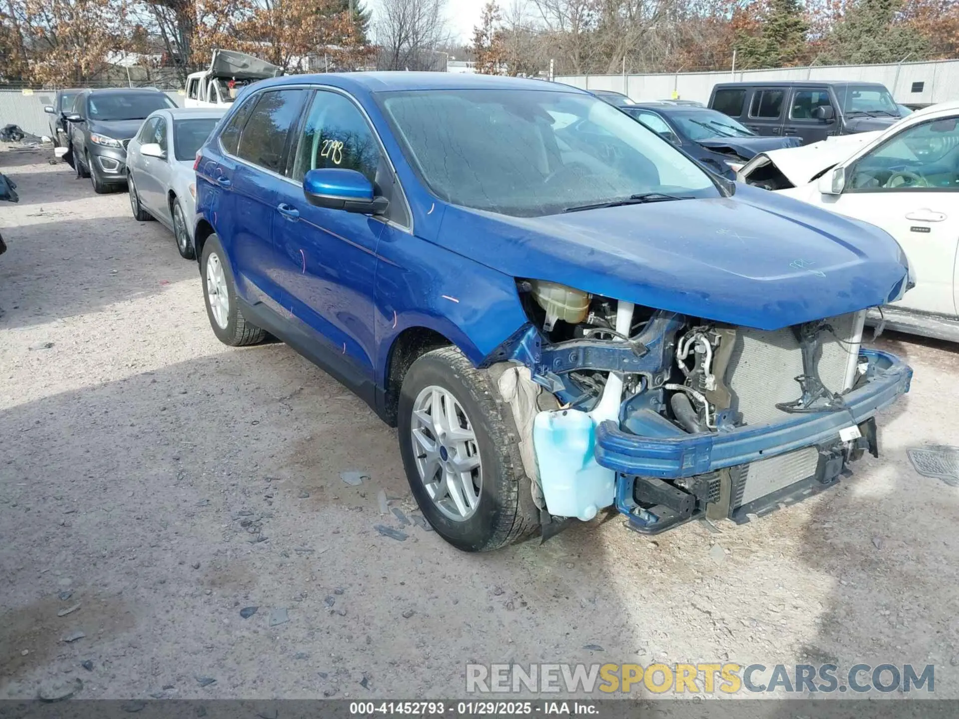 1 fotografías del automóvil dañado 2FMPK4J98NBA53673 FORD EDGE 2022