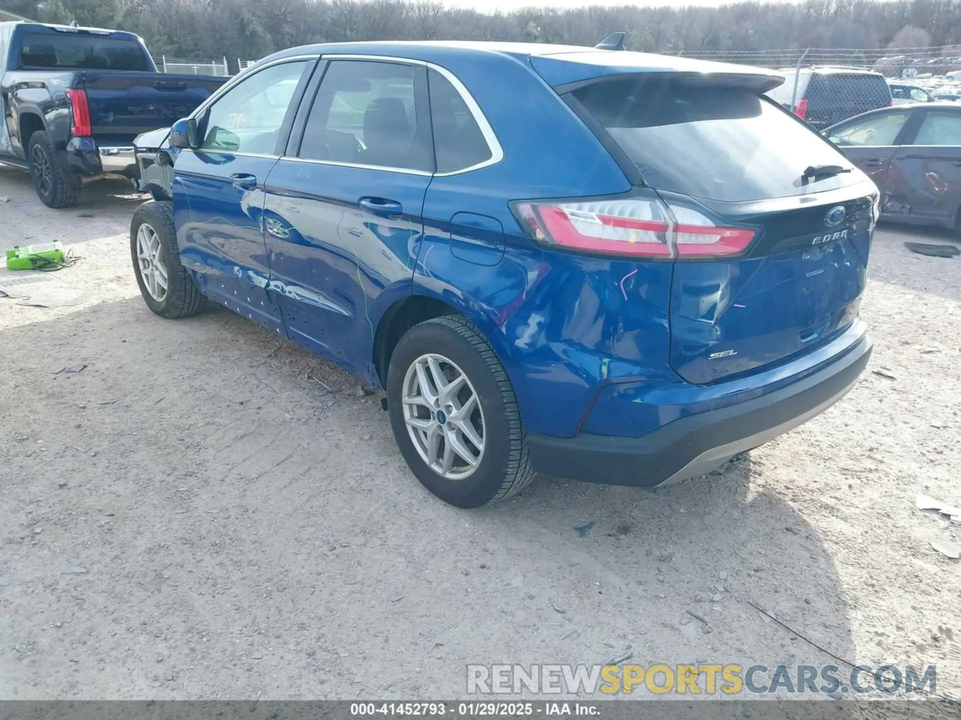3 fotografías del automóvil dañado 2FMPK4J98NBA53673 FORD EDGE 2022
