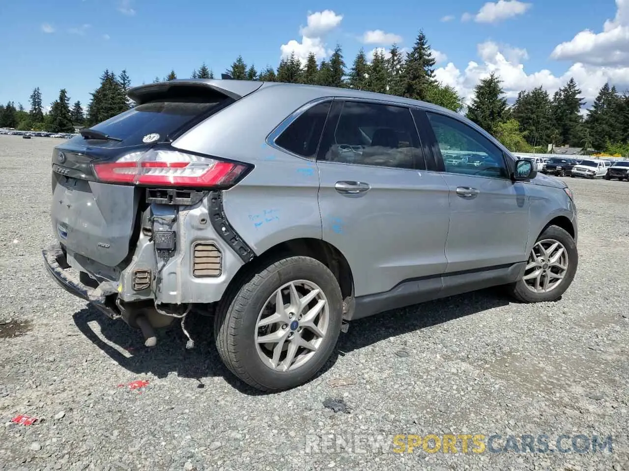 3 fotografías del automóvil dañado 2FMPK4J99NBA92790 FORD EDGE 2022