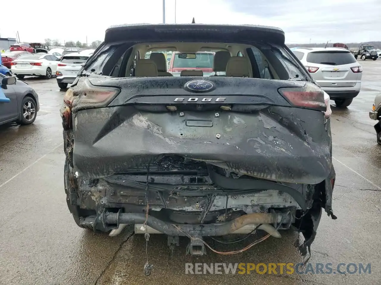 6 fotografías del automóvil dañado 2FMPK4J9XNBA60950 FORD EDGE 2022